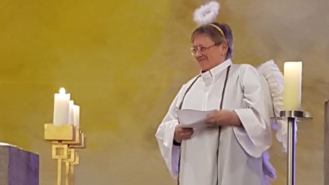 Friedensengel Sabine Sticker Friedensengel Sabine Sticker