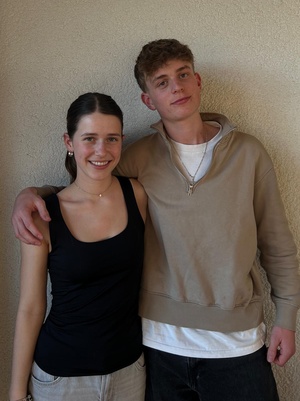 Hannah und Jonathan - neue Oberministranten in St. Margareta Kahl