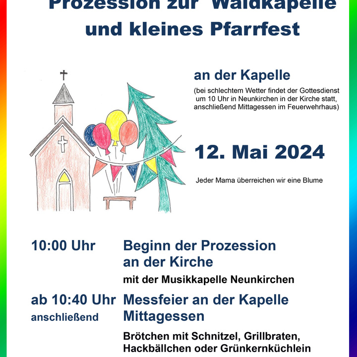 Einladung zum Pfarrfest in Neunkirchen