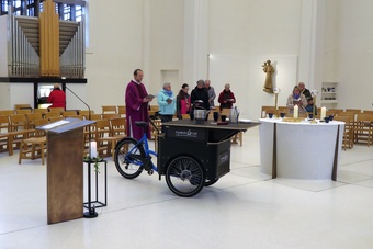 Segnung Friedhofsfahrrad