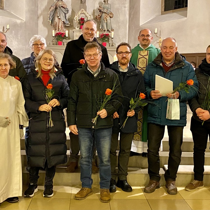 Die 2025 neu gewählte Kirchenverwaltung in Kürnach