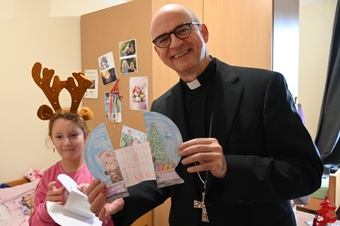 Adventsbesuch Bischof Jugendhilfezentrum Maria Schutz