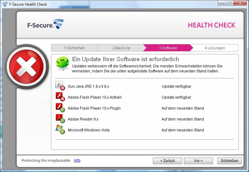 F-Secure Health Check